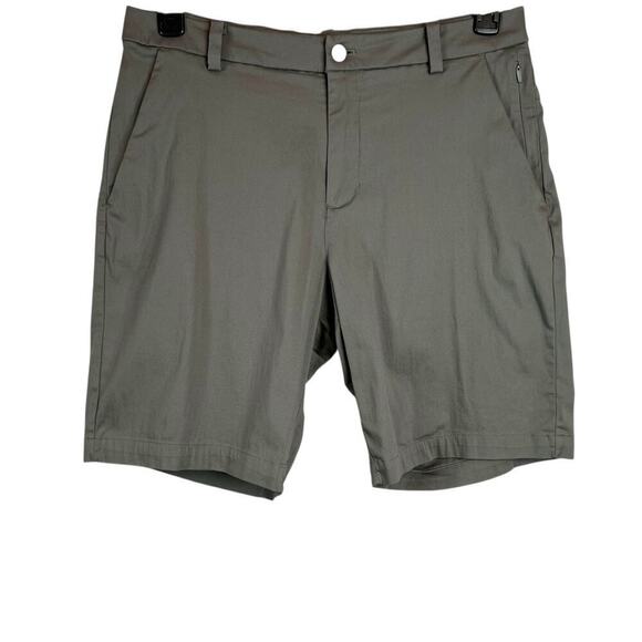 Lululemon 9" Commission Shorts Warpstreme Performance Chino in Gray Men's 31 W - Picture 2 of 15